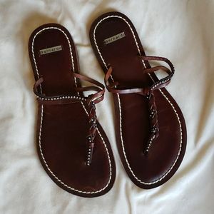 Brown Leather Sandals